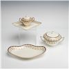 Image 1 : 4pc Wedgwood Renaissance Gold Pattern Sugar Bowls and Serving Trays