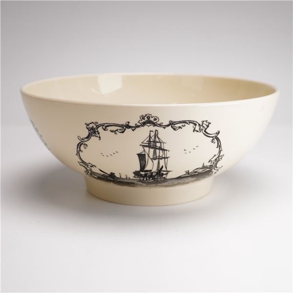 Wedgwood Shreve Crump and Low Co. Peabody Museum Reproduction Punch Bowl