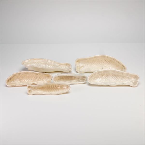 6pc Wedgwood Fish Bowls