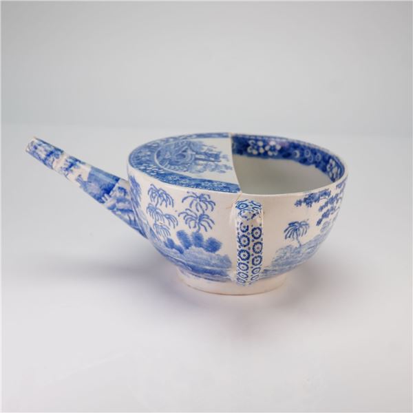 Wedgwood Blue Transfer Decorated Invalid Cup