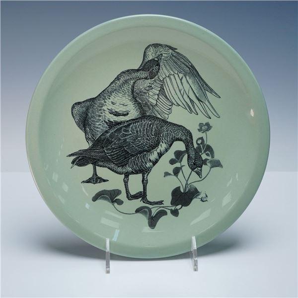 Wedgwood 'American Game Birds' Plate, White-Fronted Goose