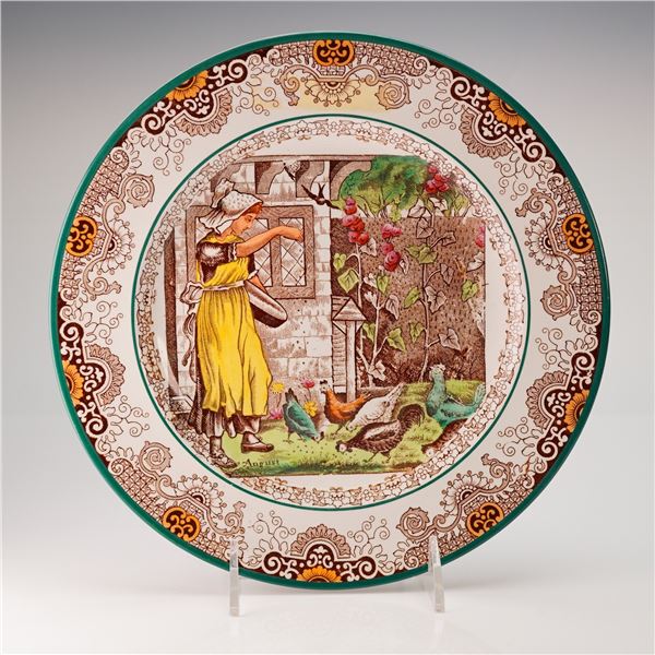 Wedgwood Etruria England Four Seasons Plate August