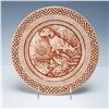 Image 1 : Wedgwood Goodwood Brown Earthenware Hunting Plate, Mekado Border
