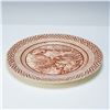 Image 4 : Wedgwood Goodwood Brown Earthenware Hunting Plate, Mekado Border
