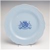 Image 1 : Wedgwood Pale Blue Glazed Armorial Ware Plate