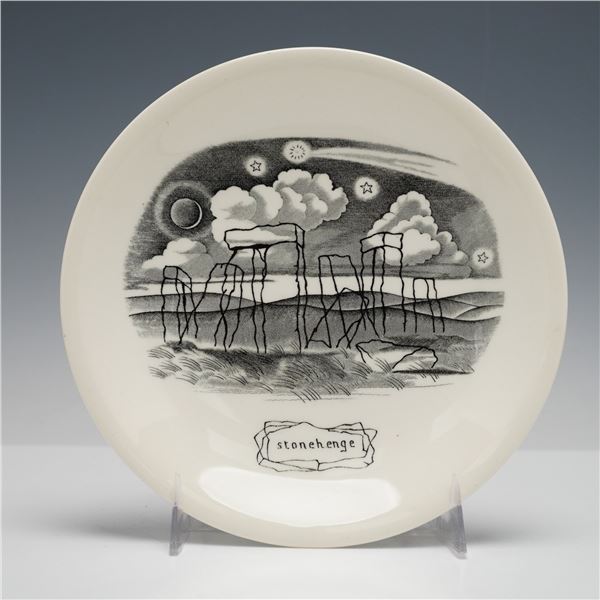 Wedgwood Plate Outlines of Grandeur, Stonehenge by Laurence Whistler