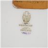 Image 4 : Wedgwood Powder Blue Porcelain Plate, Gold Ruins Signed A. Holland