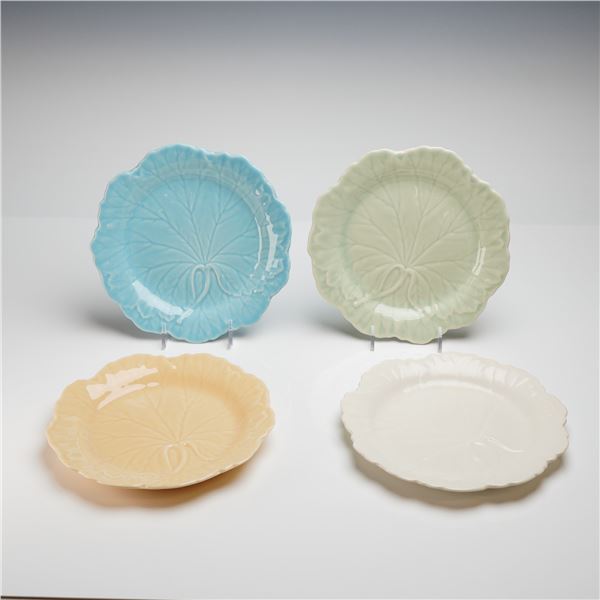 A Collection of Four Wedgwood 'The Sea Glass Collection' Leaf Plates