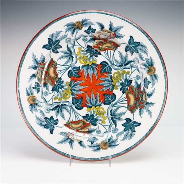 Wedgwood Etruria England Round Platter Peoney