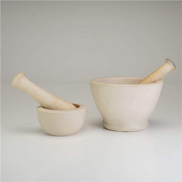 Set of 2 Wedgwood Mortars and Pestles