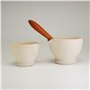 Image 1 : 3pc Wedgwood Best Composition Mortars and Pestle