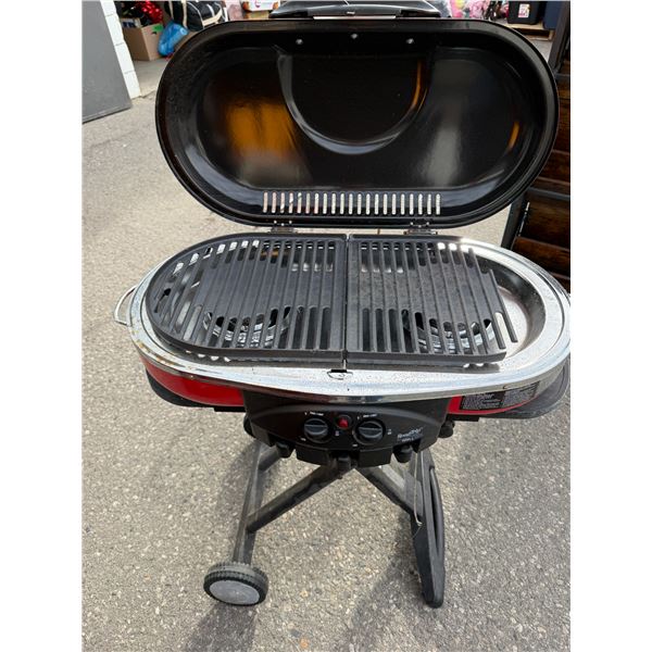 Folding Coleman road trip grill