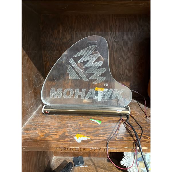 Mohawk light up sign