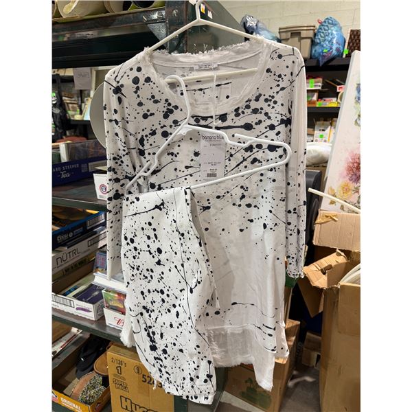 Banana blue two-piece outfit NWT