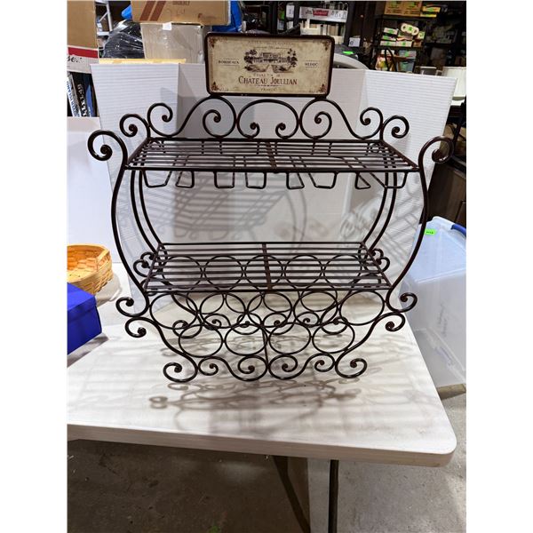 Wine rack shelf