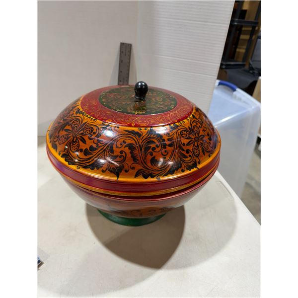 Lidded container