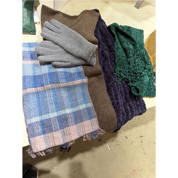 Scarves and mitts