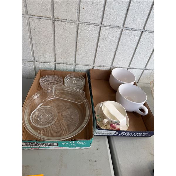 Coasters, dishes, and mugs