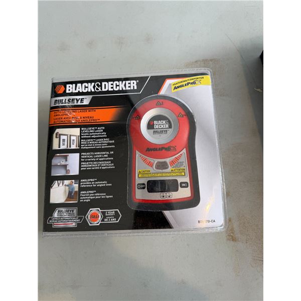 Black & Decker bull's-eye auto leveling laser with angle pro