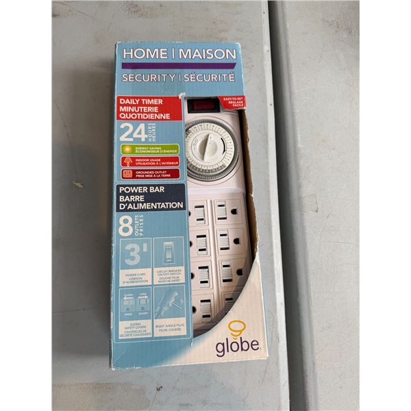 Daily timer power bar