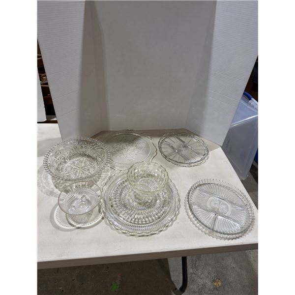 Serving plates and dishes