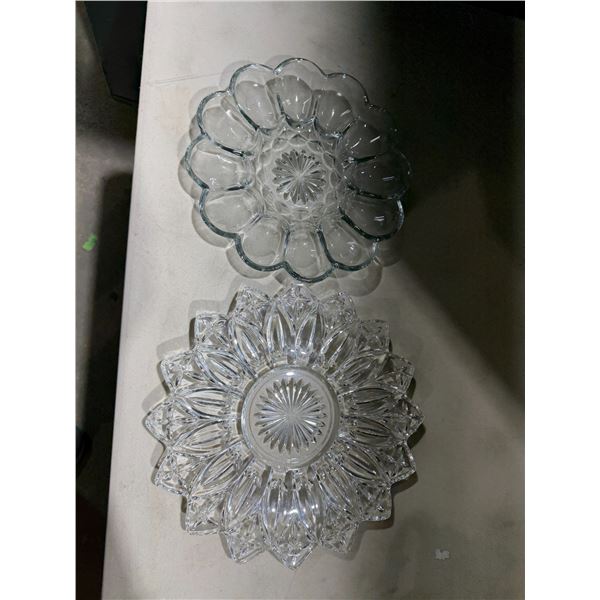 Egg dish serving plate