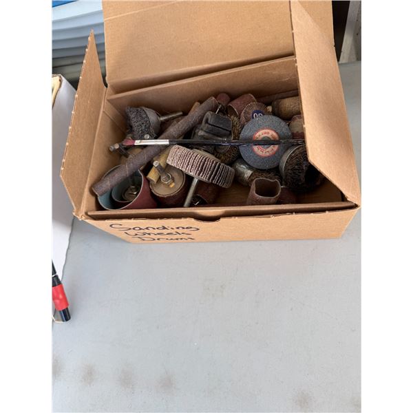 Sanding, wheels, and drum