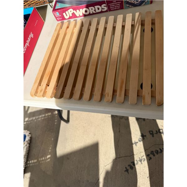 Wood cooling tray