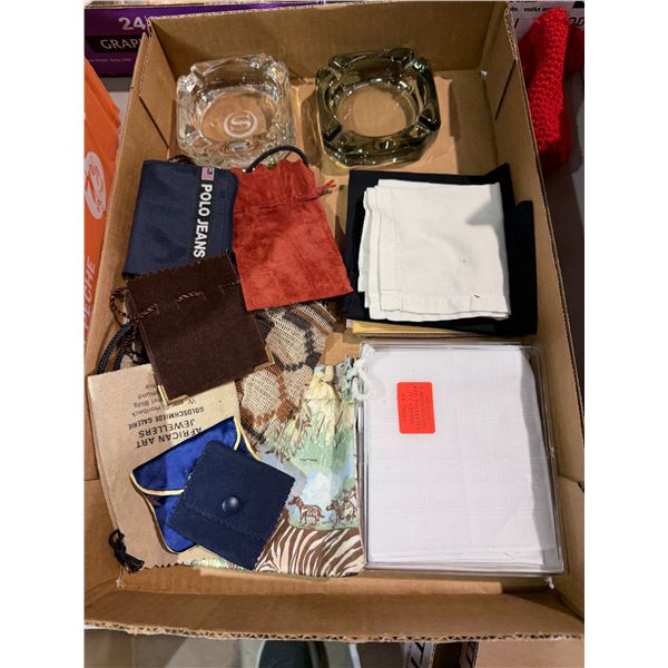 Ashtrays and handkerchiefs