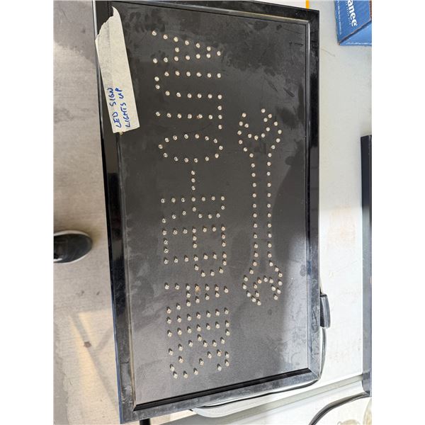 Auto repair light sign