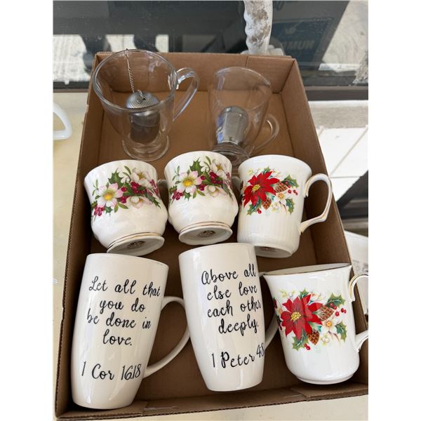 Assorted  beverage glasses