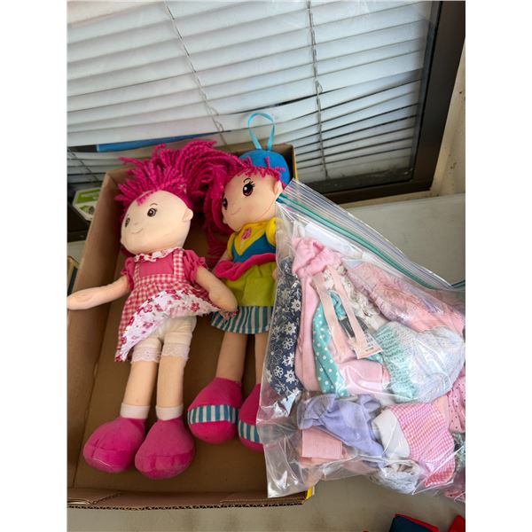 Dolls and dog clothes