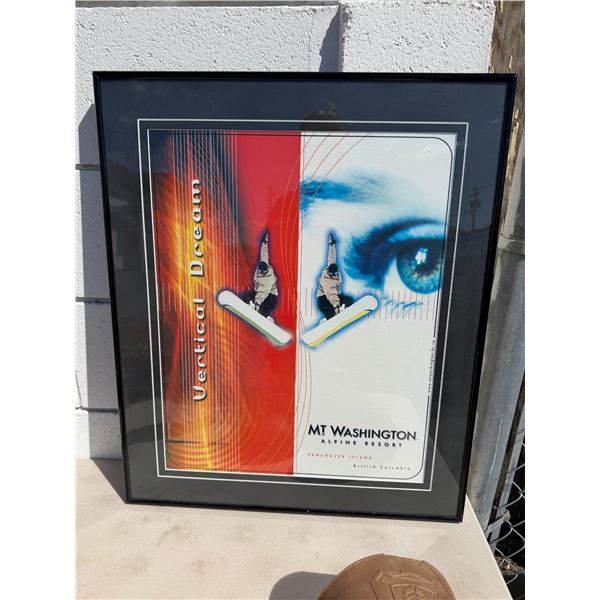 Mount Washington Alpine resort Vancouver Island, Birch Columbia   vertical dream wall hanging