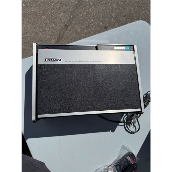 Sony stereo eight cartridge recorder