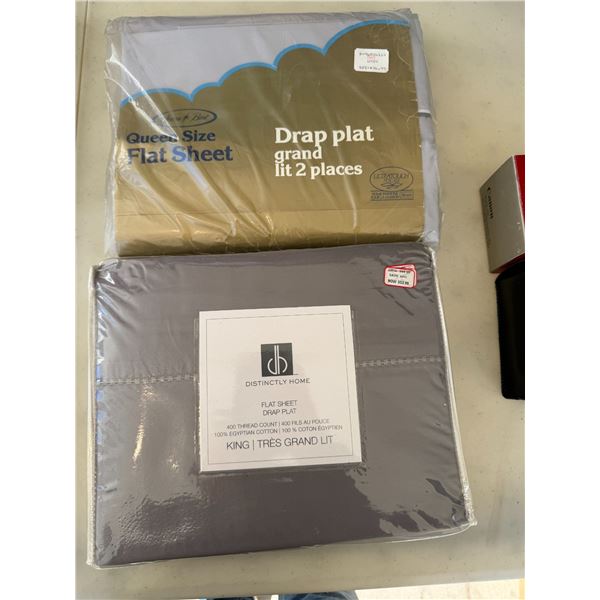 King and queen, flat sheets