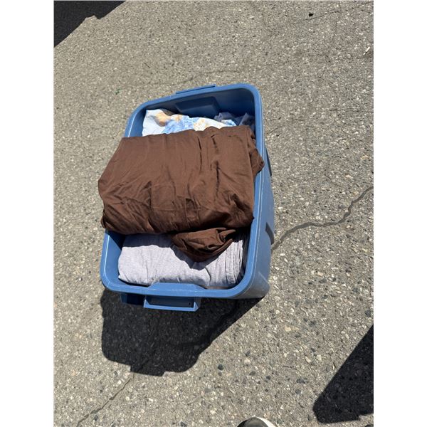 Assorted sheets and linens