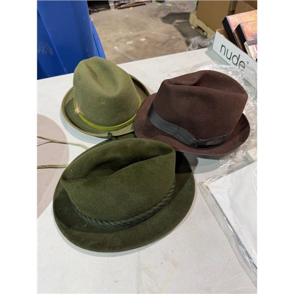 Vintage hats, Biltimore, Piccadilly, and other
