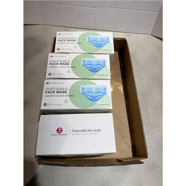 Disposable face masks