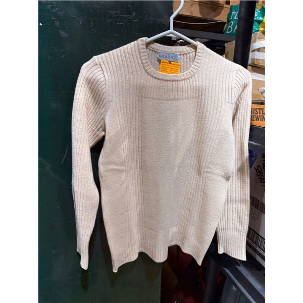 JAEGER  lambwool camel hair and cashmere sweater size 40 made in Scotland