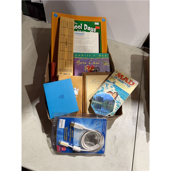 School days, album, louise hay book and other items