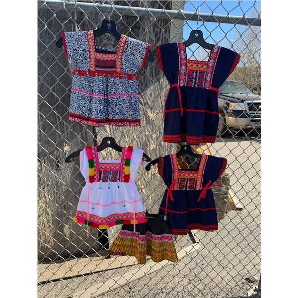 New children's dresses and skirt