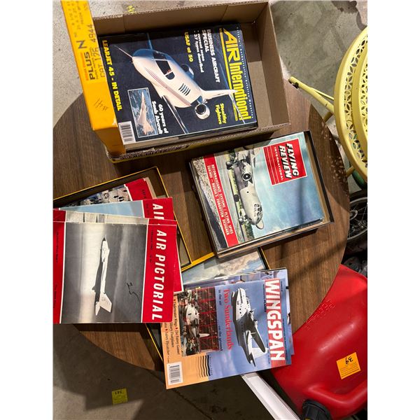 Assorted aviation magazines