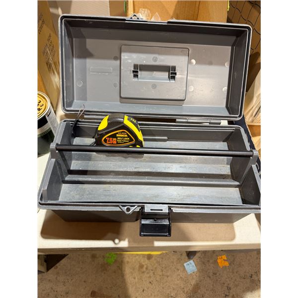 Toolbox and measuring tape
