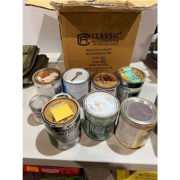 Assorted paints