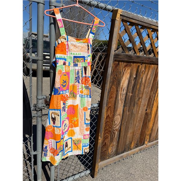 SPIGHEDI  LINO Italy, medium dress