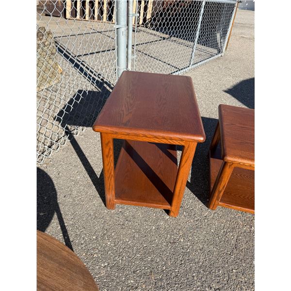 Side table 17 1/2" x 27" x 22" tall