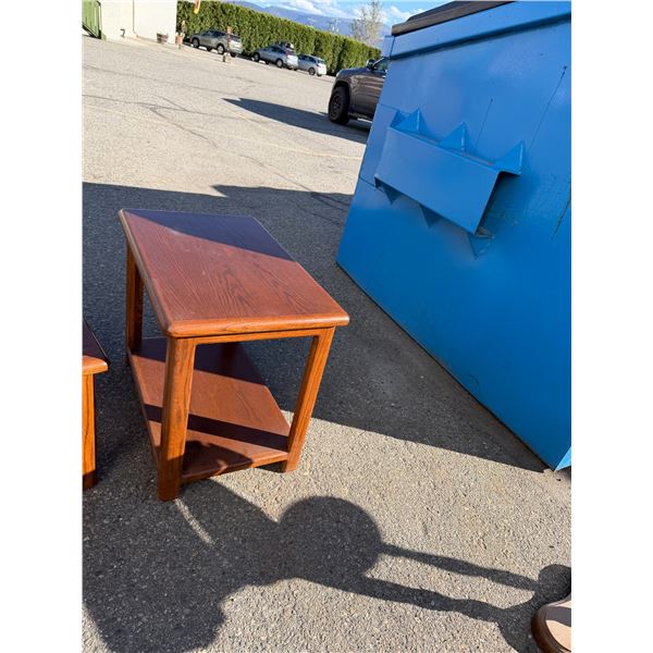 Side table 17 1/2" x 27" x 22" tall