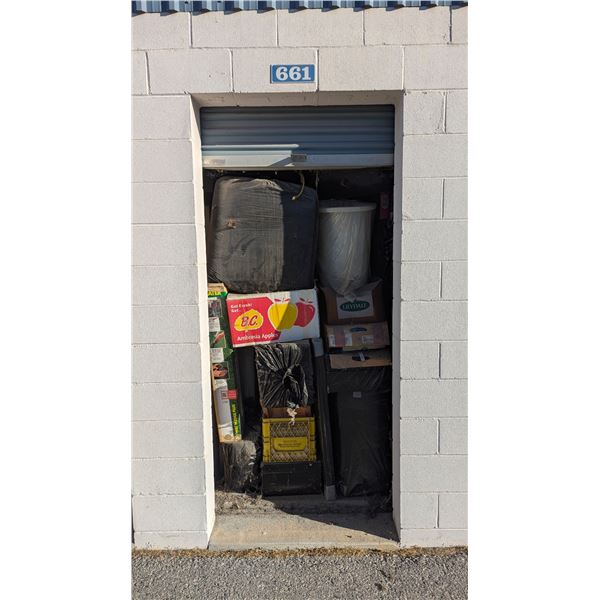 Contents Storage locker 661  5x5 Located at Penticton Self Storage