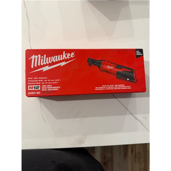 New sealed box MILWAUKEE M12 3/8" Ratchet tool only