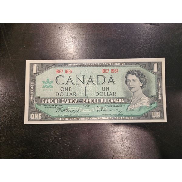 1967 Canadian $1 bill